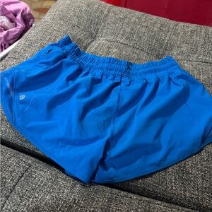 Lululemon Athletica Vibrant Blue Athletic Shorts